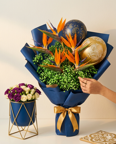 Bird of Paradise Luxury Birthday Flowers Bouquet