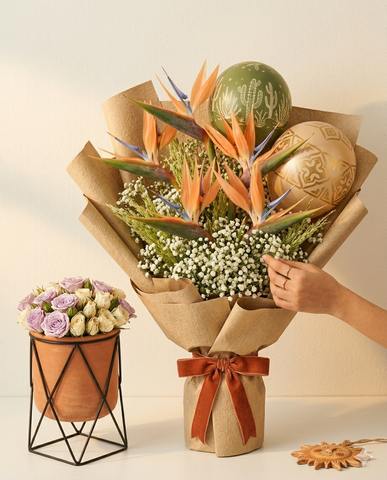 Tropical Bird of Paradise Bouquet for Anniversary