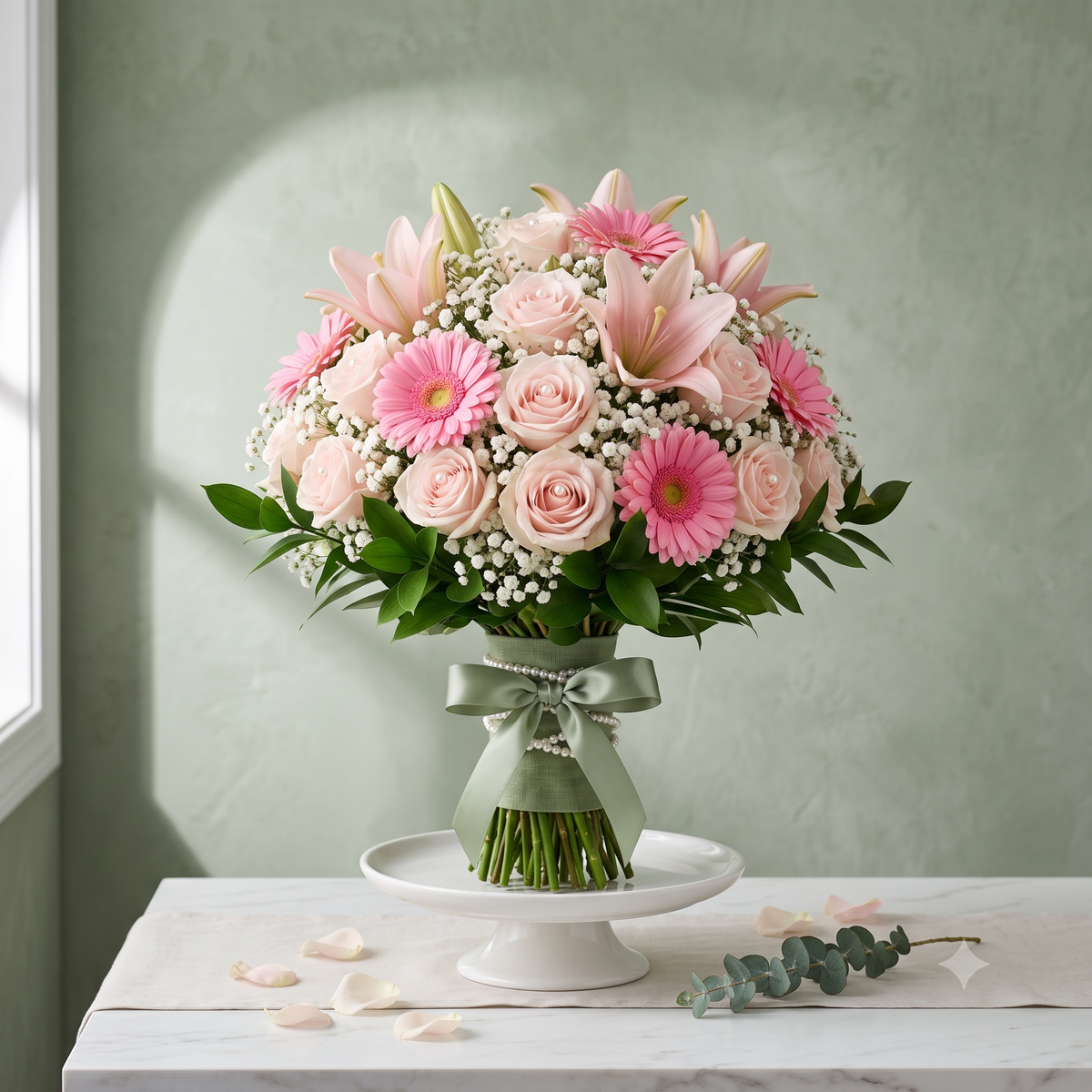 Luxury Pink Bouquet | Anniversary Flower Arrangement