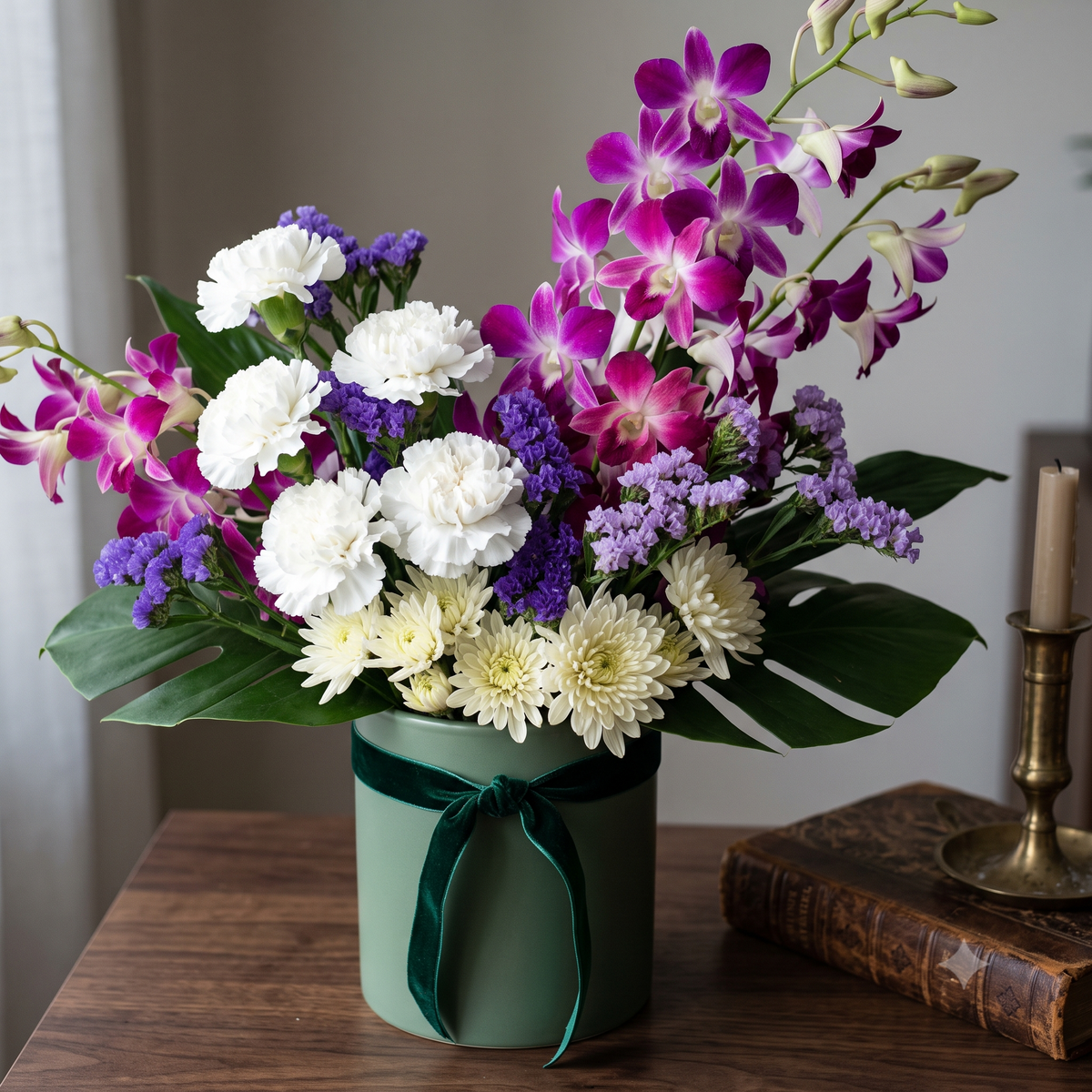 Premium Anniversary Orchid Bouquet | Luxury Flower Delivery