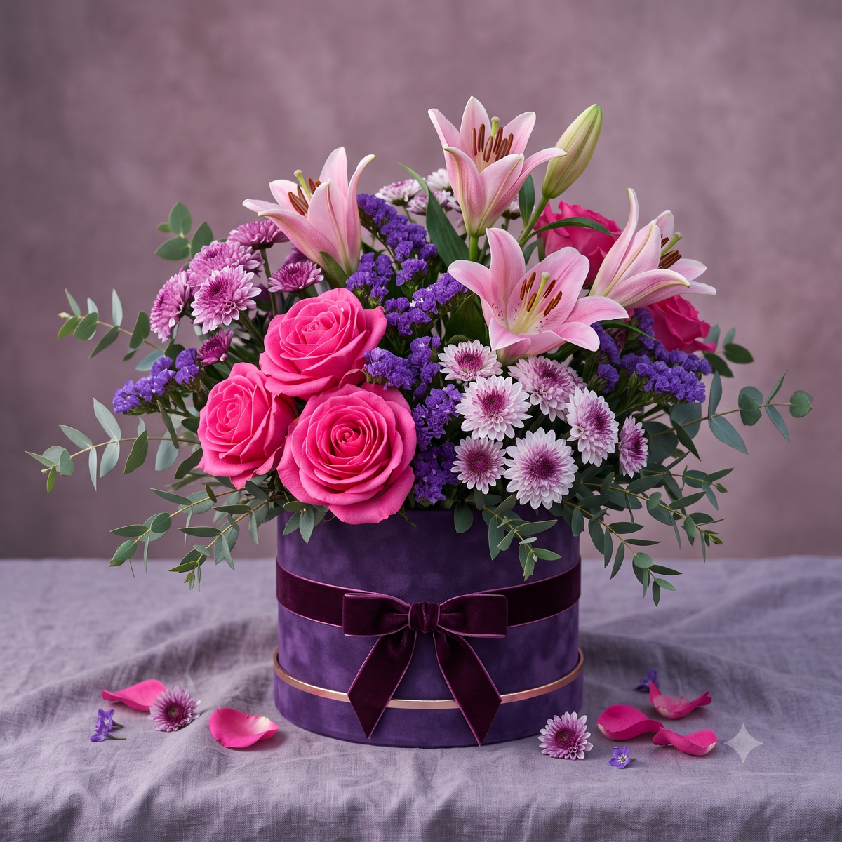 Luxury Pink Roses Box | Premium Birthday Flowers