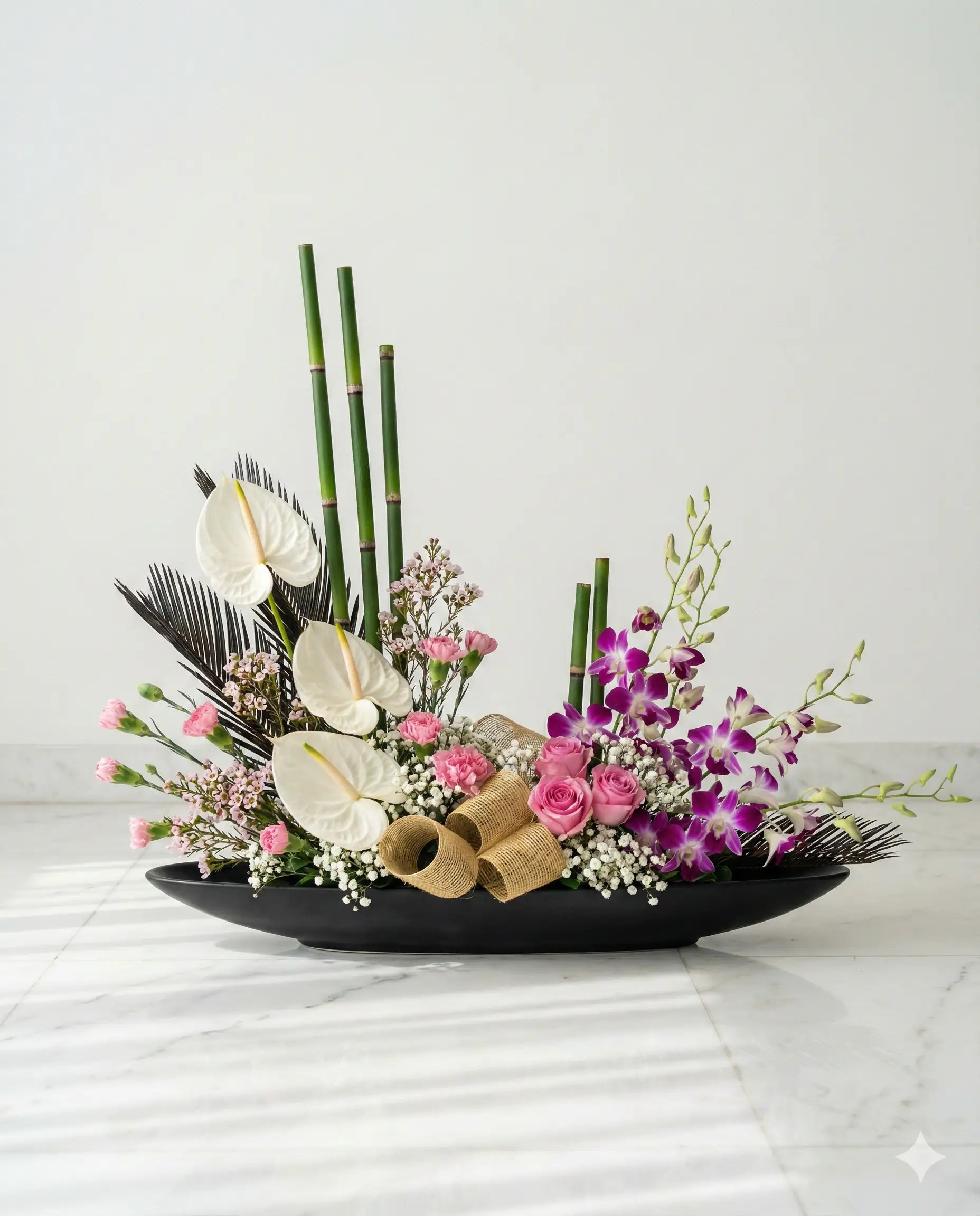 Modern Tropical Flower Arrangement - Luxury Gift Bouquet