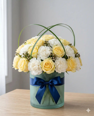 Cheerful Yellow Rose Bouquet | Thank You Flowers