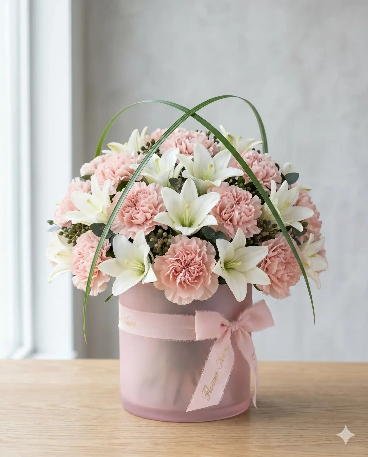 Elegant White Rose & Lily Bouquet | Premium Sympathy & Wedding Flowers